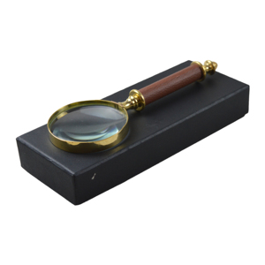 Kính Lúp Bằng Gỗ Và Thủy Tinh Có Thể Điều Chỉnh Bằng Đồng Thau Màu Trơn Có Chất Lượng Chắc Chắn Tốt Nhất Để Đọc Sách Và Giấy Báo - Product Image 6