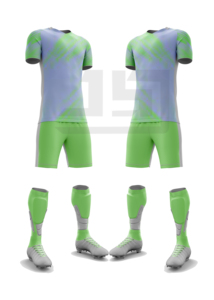 Conjunto de Camiseta y Pantalones Cortos de Fútbol Ligeros Personalizados, 100% Poliéster, Impresión por Transferencia de Calor, Unisex, Tallas para Adultos - Product Image 5