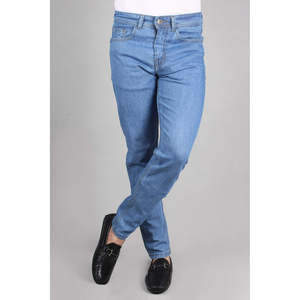 Pantalones Cargo Rectos de Cintura Alta para Hombre, Estilo Vintage, Marca Jonathan, con Logotipo Personalizado, Decoración de Botones, Mezclilla Oscura Lavada para Invierno, ODM - Product Image 2