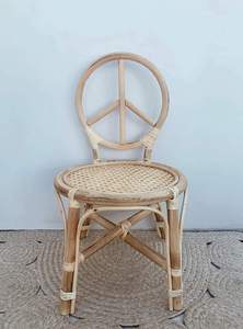 Chaise d'enfant en rotin et osier fabriquée au Vietnam, haute qualité pour la décoration - Product Image 2