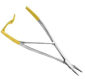 Portaagujas Manual de instrumentos quirúrgicos dentales de acero inoxidable de alta calidad con mordazas dentadas Tc de 23cm - Product Image 2