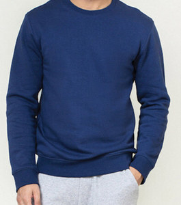 Sudaderas de algodón informales para hombre, patrón sólido, 100% algodón, temporada de invierno, forro polar grueso con logotipo personalizado bordado, venta al por mayor - Product Image 6