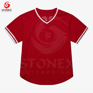 Nuevas llegadas brillante estampado floral bordado personalizado estilo de béisbol al por mayor barato deportes béisbol Jersey - Product Image 5