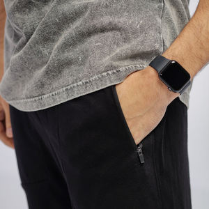 Venta al por mayor de Jersey de hombre personalizado de peso pesado lavado con ácido para un diseño de ajuste regular de secado rápido transpirable de manga corta hecho - Product Image 6