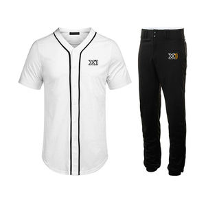 Uniformes de Béisbol Personalizables de Fábrica, Alta Calidad, 100% Poliéster, Antibacterianos, Transpirables, Conjuntos Personalizados, Gran Venta - Product Image 1