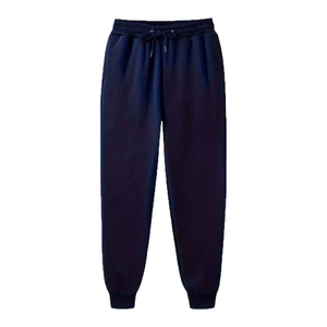 Pantalones de chándal de lana de peso pesado personalizados, pantalones de chándal de algodón 100% para hombre, pantalones de entrenamiento de cintura media de rizo francés - Product Image 4