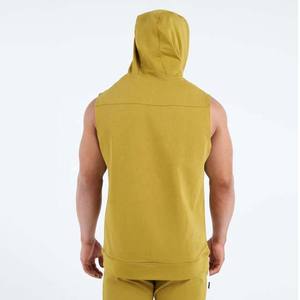 Hot Summer <b>Sleeveless</b> Gym <b>Hoodie</b> New High Quality <b>Sleeveless</b> Gym <b>Hoodie</b> Custom Logo <b>Sleeveless</b> Gym <b>Hoodie</b> - Product Image 2