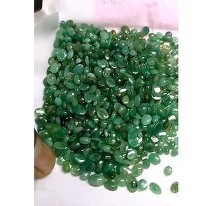 693 piezas de Esmeralda natural 5x4 6x4 7x5mm cabujón ovalado 211 Cts lote Iroc ventas buena calidad cabina de piedras preciosas US $85 para todos - Product Image 1