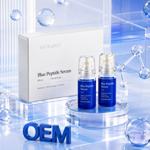 Suero para el Cuidado de la Piel con Péptidos de Cobre Azul OEM, Empaque Personalizado al por Mayor, Esencia Facial, Proveedor de Marca Privada - Product Image 1