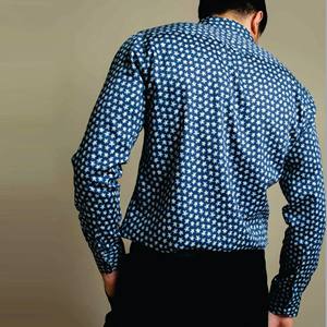 2023 nueva camisa de diseño de cuello de moda informal personalizada OEM para hombre camisa de manga larga con estampado en caliente - Product Image 6