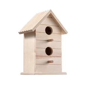 La Casa de pájaros de madera de alta calidad más vendida para Exteriores en calidad duradera con comedero de pájaros de madera con acabado elegante - Product Image 6