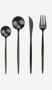 Ensemble de vaisselle, couverts de qualité, acier inoxydable de qualité alimentaire, ensemble de couverts couteau, fourchette, cuillère, couverts à thé, ensemble de couverts en acier miroir - Product Image 6