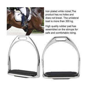 Estribos de caballo antideslizantes finos de alta calidad Estribos de caballo de estilo inglés hechos en Pakistán - Product Image 5