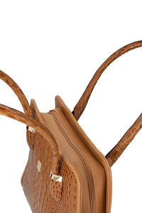 Bolsos de mujer personalizados de cuero genuino para mujer patrón de cocodrilo de alta calidad OEM monederos logotipo personalizado al por mayor niñas 2025 - Product Image 4