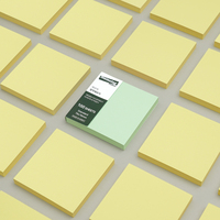 [HansolMTS] Suministro de fábrica OEM ODM 76x76mm Juego de notas adhesivas 4 colores Bloc de notas adhesivas reposicionables