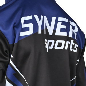 Sudadera con estampado completo, el mejor logotipo personalizado, Sudadera con capucha deportiva Syner sublimada personalizada, ropa de equipo de rendimiento para hombres - Product Image 2