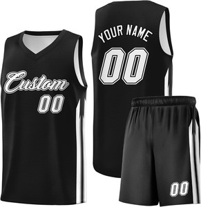 Uniformes de Baloncesto Personalizados de Poliéster Transpirable con Estampado, Conjuntos de Camiseta y Pantalones Cortos OEM 2025, Venta al por Mayor, Secado Rápido, Sublimados - Product Image 3