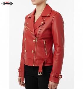 Blouson aviateur en cuir et velours côtelé grande taille de qualité 2025 avec finition rayée, personnalisé pour femme, expédition rapide - Product Image 5