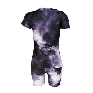 ขายส่งที่มีน้ำหนักเบา100% ผ้าฝ้ายอินทรีย์ต่ำ MOQ ใหม่สไตล์เสื้อยืดและผ้าฝ้ายสั้นผู้หญิงฤดูร้อนชุด - Product Image 3