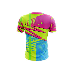 Custom Sublimation Print Men's O-Neck Short Sleeve <b>100</b>% <b>Polyester</b> Sport T-<b>Shirt</b> Quick Dry Regular Fit 180g Fabric - Product Image 2