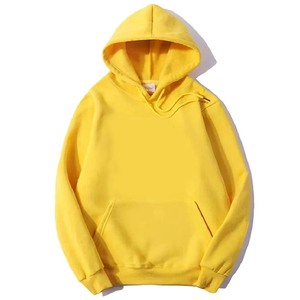 Alta calidad Baggy Heavyweight Cotton Sudadera con capucha en blanco Hombres Heavy Hoodie Set Pullover Structured Essential Knit Cotton - Product Image 4