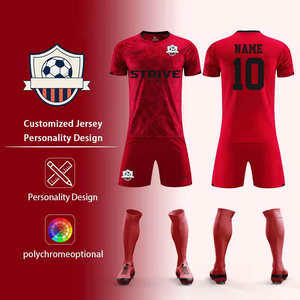 Wholesale Soccer <b>Uniforms</b> for Teams Schools and Clubs Featuring Stylish Gradient Color Soccer Wear Sets - Product Image 3