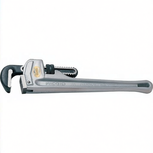 Clé à bec croisé dentelée RIDGID de qualité industrielle pour tuyaux en aluminium de 2 1/2 pouces, garantie de 3 ans, longueur totale 450 mm, plage de serrage 50 - Product Image 3