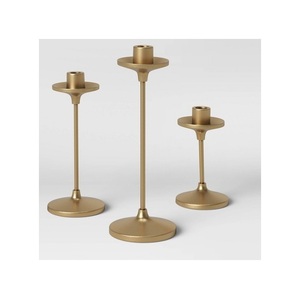 Bougeoir en métal et aluminium pour 5 bougies sans bougie de sol pour restaurant Noël Mariage Décorations pour la maison Bougies chauffe-plat - Product Image 4