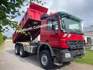 Camion à benne basculante Mercedes Benz Actros 3341 6x6 Euro 4 d'occasion de 2008, direction à gauche, diesel lourd, capacité de 31 à 40 tonnes, 351 à 450 CV - Product Image 2