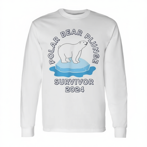 Camiseta de Manga Larga Polar Bear Plunge 2024, Categoría Promocional - Product Image 2