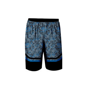 Shorts de sport décontractés pour hommes OEM, 100 % polyester, écologiques, respirants, qualité supérieure, logo personnalisé, taille élastique, taille 6XL, premium - Product Image 5