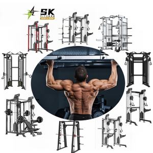 Rak Power Smith Multi-Fungsi SK untuk Peralatan Gym Rumah/Komersial, Mesin Smith Multi-Fungsi untuk Latihan Kaki dan Angkat Beban - Product Image 1
