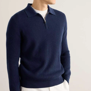 เสื้อฮู้ดซิปผ่าหน้าสำหรับผู้ชาย รุ่นใหม่ น้ำหนักเบา แขนยาว สวมใส่สบาย เหมาะสำหรับฤดูหนาว สีพื้น - Product Image 1