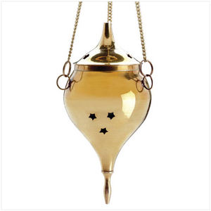 Shiny Polished Brass Hanging <b>Incense</b> Burners <b>Stick</b> <b>Holder</b> - Product Image 5