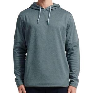 Pull à capuche pour homme 100% coton tissu mélangé sweat-shirt d'hiver avec logo personnalisé et marque privée coupe de base - Product Image 2