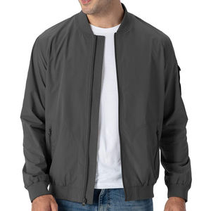 Vestes de baseball OEM de qualité supérieure pour hommes, style streetwear, vente en gros, veste bomber en satin vierge pour l'hiver 2026 - Product Image 1