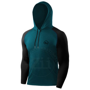 Nouveau design, best-seller, sweats à capuche de compression pour hommes, respirants, légers, grandes tailles, spandex/polyester, vente en gros - Product Image 1