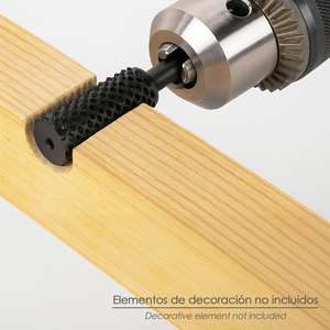Fresa Rotativa per Legno Cilindrica Ø/ 15 mm. Per Trapano / Fresatrice - Product Image 6