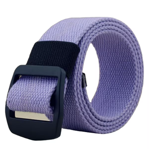 BLT63 C11 universel mode épaissi roulant boucle en métal en gros enfants Polyester ceintures Nylon sangle tissu ceintures - Product Image 5