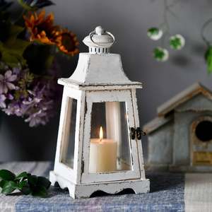 Luxury Design Metal White Finished <b>Lanterns</b> for Top Selling Wedding Decorative <b>Large</b> Hanging Candle <b>Lanterns</b> in Cheapest Price - Product Image 4