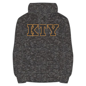 Sweat à capuche brodé avec les lettres Alpha APA, charbon de bois premium, vêtements de fraternité grecque, Divine Nine HBCU, vêtements personnalisés avec des lettres grecques - Product Image 2