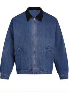 Chaqueta Vaquera Premium de Nuevo Estilo para Mujer, Chaqueta Vaquera Ajustada de Manga Larga con Bolsillo Azul de Algodón, Chaquetas Clásicas Casuales de Moda para Exteriores - Product Image 4