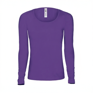 เสื้อยืดผู้หญิงสีชมพูคลาสสิกแบบกำหนดเองสำหรับสินค้าส่งเสริมการขาย - Product Image 2