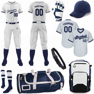 Uniformes de baseball en gros, maillots de baseball à livraison rapide, ensembles d'uniformes de baseball pour les jeunes, les adultes, les clubs, les kits d'entraînement de baseball - Product Image 1