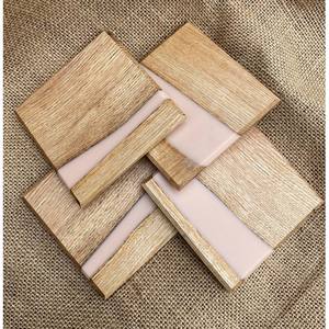 Vajilla de resina de madera hecha a mano india, cubiertos, posavasos para tazas de té, platos, vajilla económica al por mayor y almohadillas para bebidas - Product Image 4