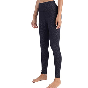 Leggings Deportivos para Mujer, de Cintura Alta, Elásticos, Compresión, Estampado de Leopardo, Sin Costuras, Transpirables, de Nailon y Elastano, para Correr y Hacer Ejercicio - Product Image 4