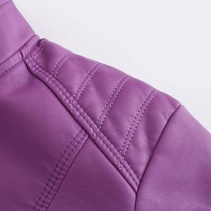 Vestes en cuir décontractées à manches longues en tricot respirant pour femmes, service OEM personnalisé de qualité supérieure, couleur et taille personnalisées pour adultes, taille plus - Product Image 4