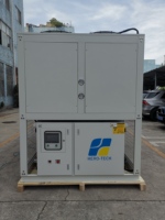 Refroidisseur à vis au glycol refroidi par air 95kw refroidisseur économe en énergie basse température avec deux circuits