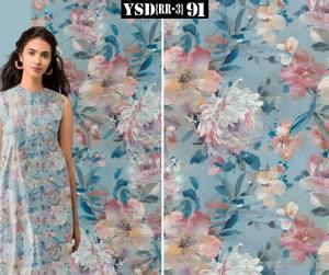 Tela de seda Maslin para confeccionar vestidos elegantes, material para Kurti y Saree - Product Image 5