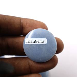 คริสตัลบำบัดแบบแฮนด์เมดจากธรรมชาติของ angelite มีลักษณะสวยงามมากทรงหลวมเรียบลื่นในทุกขนาดรูปทรงคริสตัลแองกีไลท์จากธรรมชาติทั้งหมด - Product Image 6